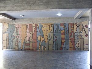 Archivo:UCV 2015-020 Oswaldo Vigas 1954, Un elemento - personaje vertical en evolución horizontal
