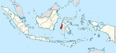 West Sulawesi in Indonesia.svg
