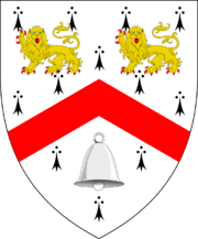 Wolfson College, Cambridge arms.svg
