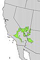 Yucca brevifolia range map