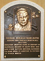 Archivo:Babe Ruth Plaque commons