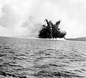 Archivo:COLLECTIE TROPENMUSEUM Uitbarsting van de Krakatau TMnr 10004017