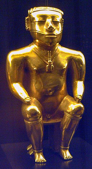 Cacique Quimbaya de oro (M. América, Madrid) 01.jpg