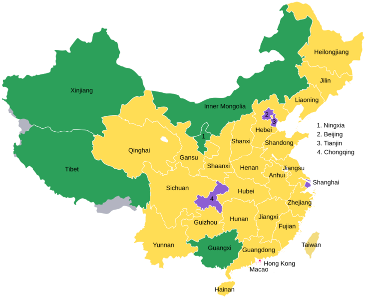 China province-level divisions