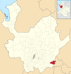 Puerto Triunfo ubicada en Antioquia