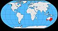 Corvus coronoides map