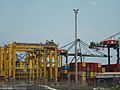 Déplacement de containers au port