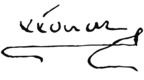 Firma de Leonor I de Navarra
