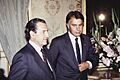 Felipe González junto al presidente de Ecuador. Pool Moncloa. 12 de septiembre de 1989
