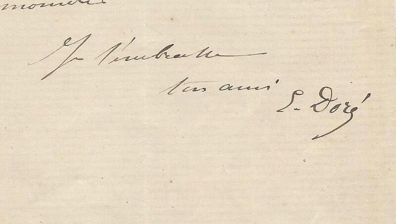 Gustave dore signature