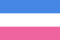 Heterosexual flag (blue-white-pink)