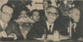 José María Guido y Arturo Frondizi