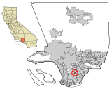 LA County Incorporated Areas East Compton highlighted.svg