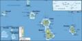 Leeward Islands (Society Islands) topographic map-fr