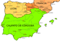 Map Iberian Peninsula 1000-es