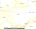 Map commune FR insee code 14529