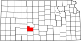 Map of Kansas highlighting Edwards County.svg