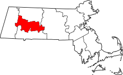 Map of Massachusetts highlighting Hampshire County.svg
