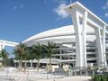 Marlins Stadium exterior near completion