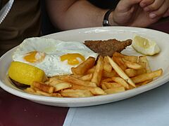 Milanesa a caballo