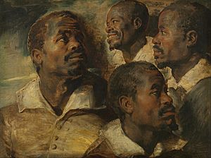 Archivo:Peter Paul Rubens - Four Studies of a Head of a Moor - Google Art Project