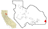 Plumas County California Incorporated and Unincorporated areas Chilcoot-Vinton Highlighted.svg