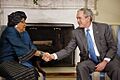 President Bush and President Johnson Sirleaf, 2008