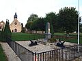 Rousson-FR-89-monument aux morts & église