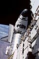 STS104 Atlantis Docked ISS