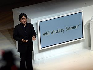 Archivo:Satoru Iwata en el E3 2009
