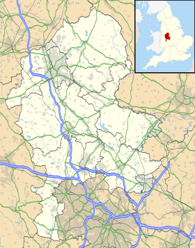 Lichfield ubicada en Staffordshire