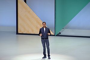 Sundar Pichai at Google IO 2017 Keynote.jpg