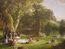 Archivo:Thomas Cole's "The Picnic", Brooklyn Museum IMG 3787