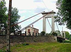 Verdun-sur-Garonne - Pont suspendu sur la Garonne -1
