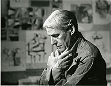 Willem de Kooning in his studio.jpg