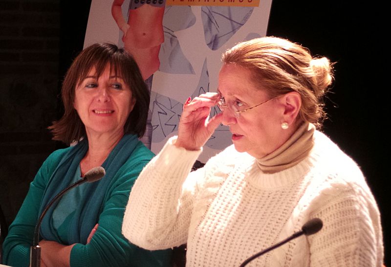 Ana de Miguel y Amelia Valcárcel