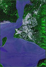 Archivo:Anchorage ak from space