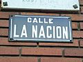 Calle La Nación