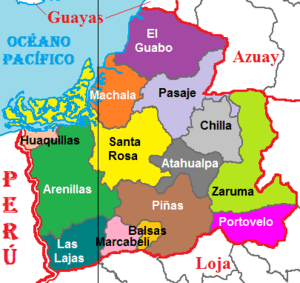 Archivo:Cantones de El Oro