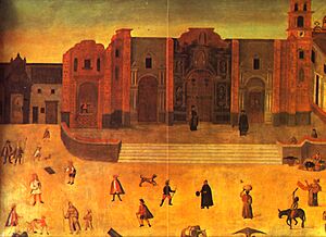 Archivo:Catedral de Lima 1746