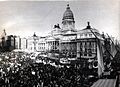 Congreso Argentino durante la asunción de Cámpora (1973)