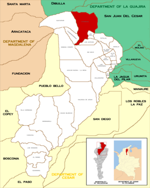 Archivo:Corregimientos of Valledupar - Atanquez
