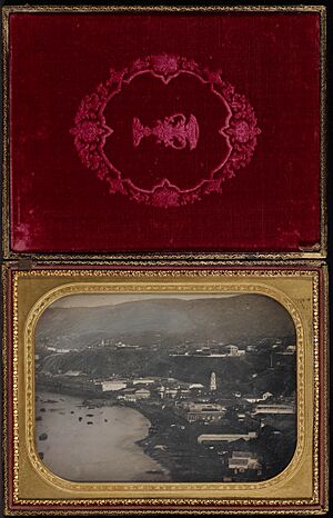 Archivo:Daguerrotipo Valparaíso, 1852 aproximadamente, atribuido a Carleton E. Watkins - The Paul J. Getty Museum