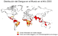 Distribución dengue 2000