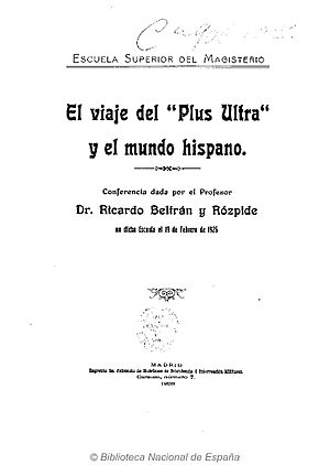 Archivo:El viaje del Plus Ultra y el mundo hispano 1926