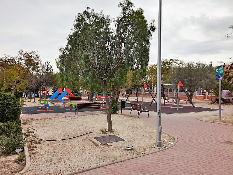 Foto del parque infantil