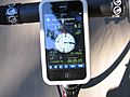 GPS on smartphone cycling