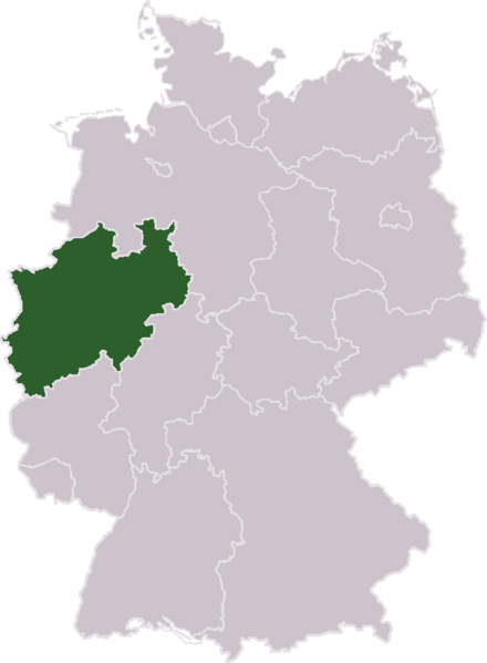 Germany Laender Nordrhein-Westfalen