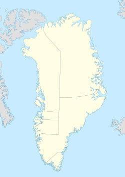 Ilulissat ubicada en Groenlandia