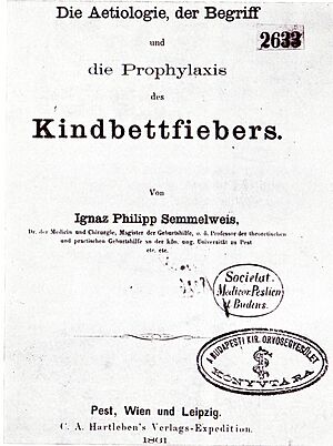 Archivo:Ignaz Semmelweis 1861 Etiology front page